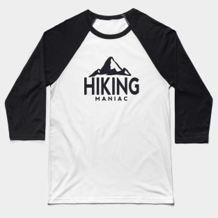 Hiking Maniac Baseball T-Shirt